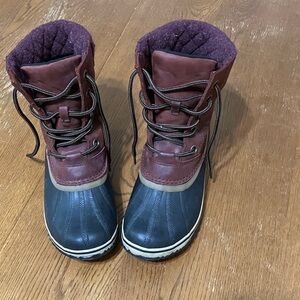 SOREL SLIMPACK II LACE UP DUCK BOOTS SIZE 10